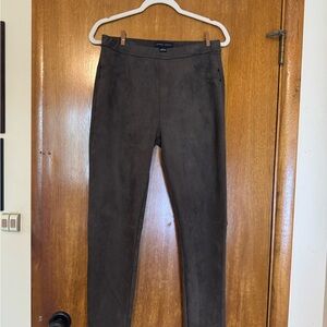 Anthropology microsuede brown leggings Sanctuary Collection Size L